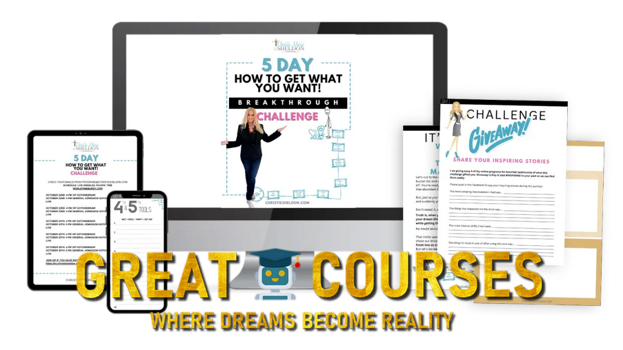 How To Get What You Want Challenge + VIP Upgrade By Christie Marie Sheldon - Free Download Course How To Get What You Want Challenge + VIP Upgrade By Christie Marie Sheldon - Free Download Course