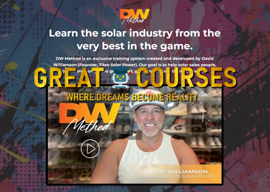 DW Method By David Williamson - Free Download Course - Titan Solar Power DW Method By David Williamson - Free Download Course - Titan Solar Power