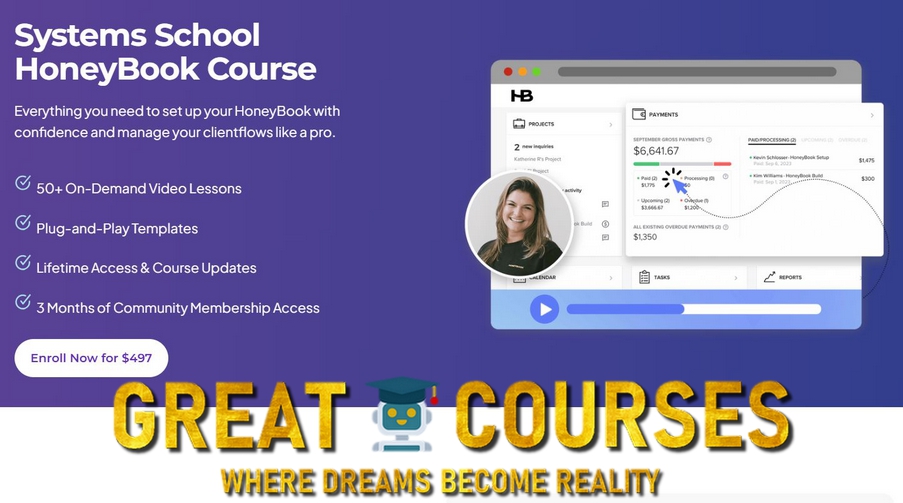 Systems School HoneyBook Course By DaSilva Life - Free Download