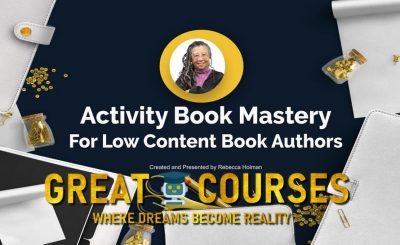 KDP Activity Books For Low Content Book Authors By Rebecca Holman - Free Download Course