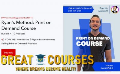 Ryan's Method: Print On Demand Course Bundle By Ryan Hogue - Free Download All POD Courses