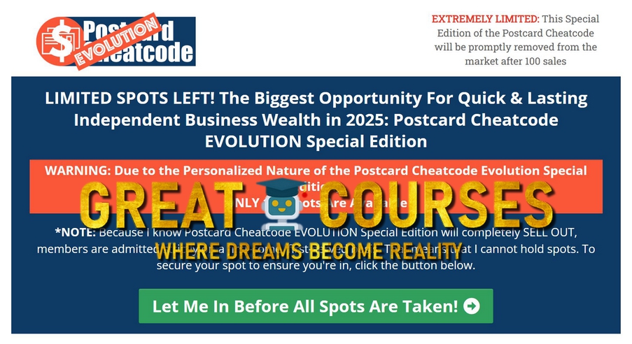 Postcard Cheatcode Evolution Special Edition By Robert Styukes - Free Download Course