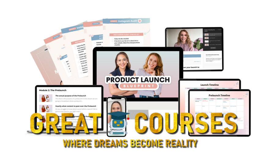Product Launch Blueprint By Sarah Airey & Kate McDonald - Free Download Course + Bonuses
