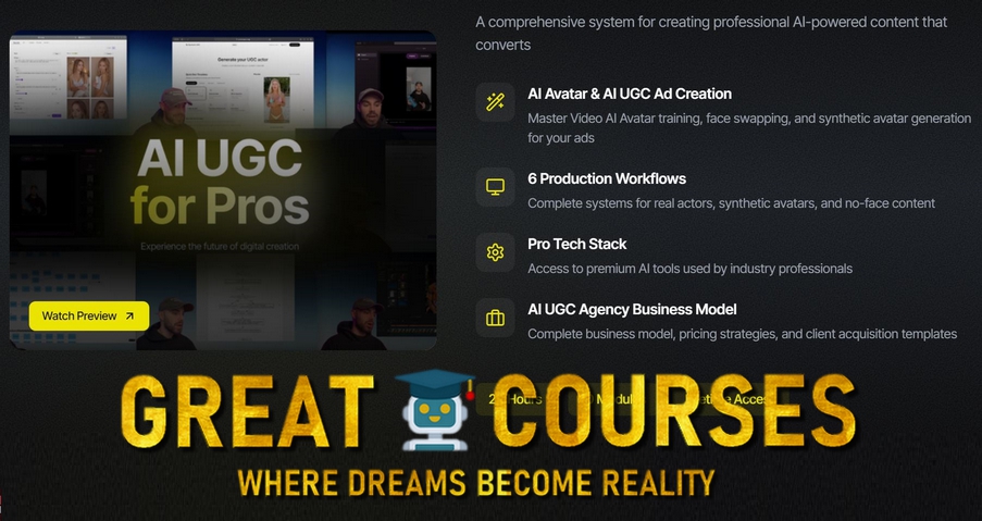 AI UGC For PROs By Sirio Berati - Free Download Course