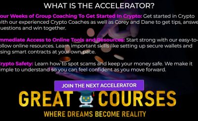 Defi Cashflow Accelerator By Dane & Corey - Free Download Crypto DCA Course - DeFi Crypto Alliance