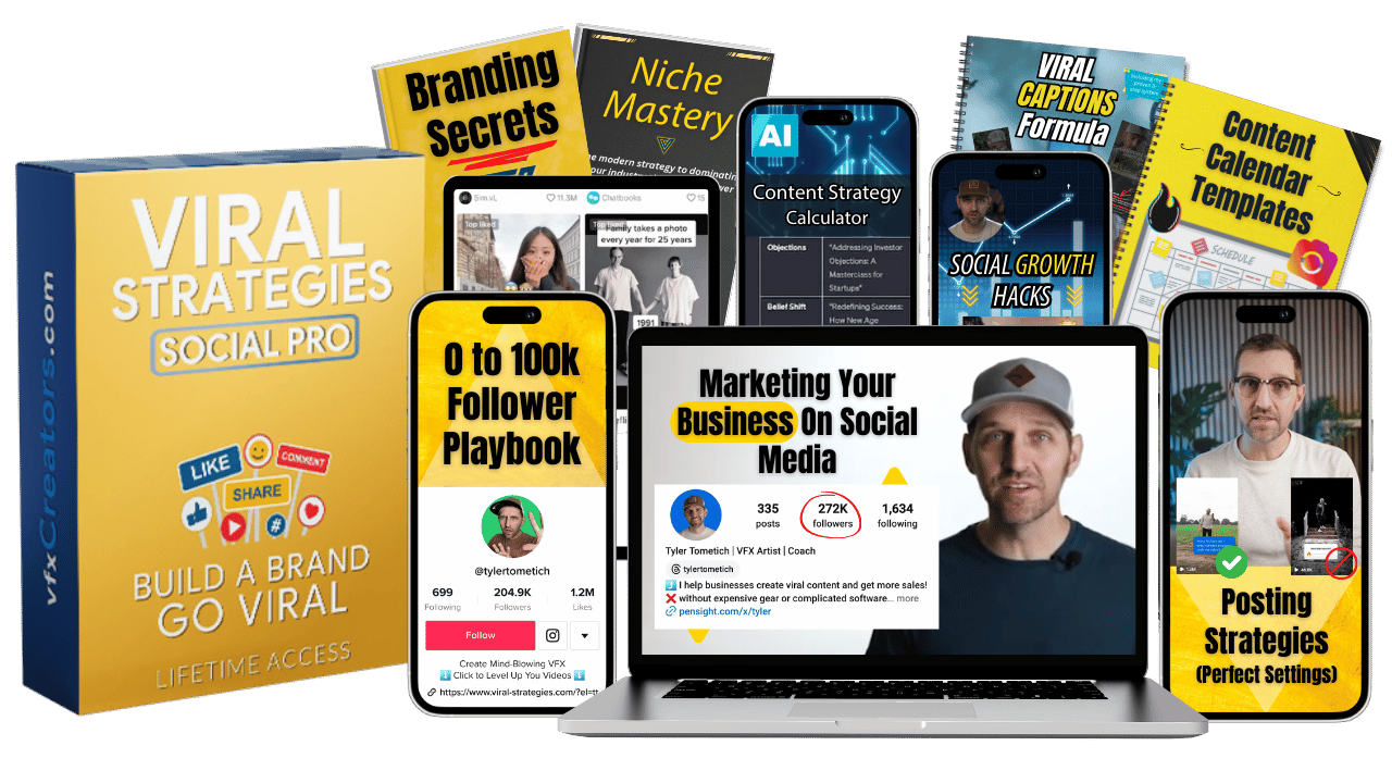 Viral VFX Bundle By Tyler Tometich - Free Download Courses - Viral Strategies