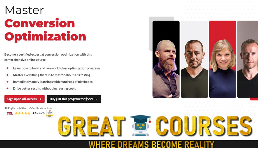 CXL - Master Conversion Optimization By CXL Institute - Free Download Course