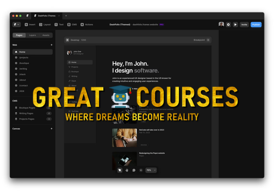 Framer Money Course By Cédric - Free Download