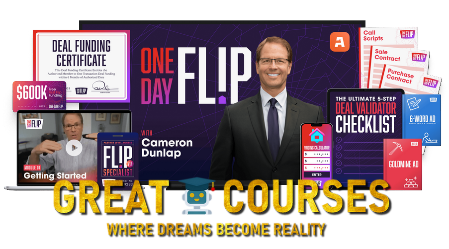 One-Day Flip By Cameron Dunlap - Awesomely - Free Download Course