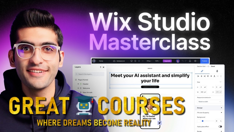 Wix Studio Masterclass By Arash Ahadzadeh - Free Download Course DesignMastery