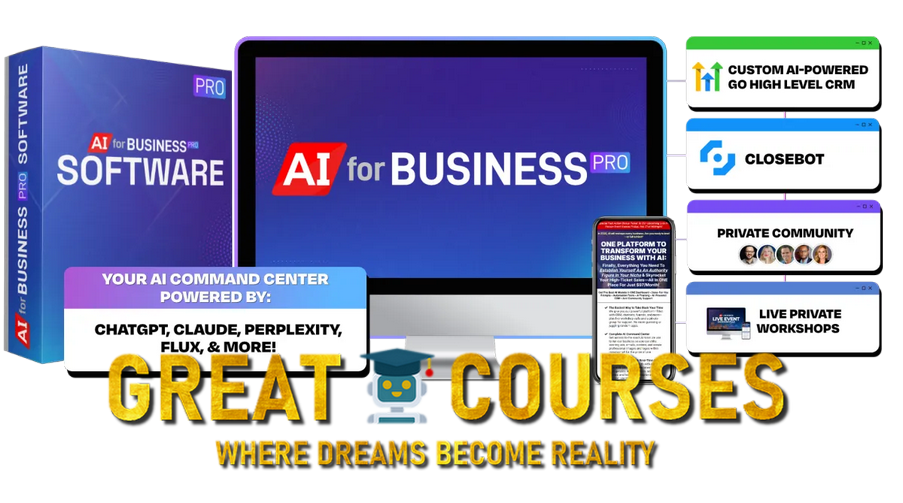 AI For Business PRO By Francis Ablola, Brian Hanson, Dolmar Cross & Richard Dunn - Free Download Course + AI Models Membership