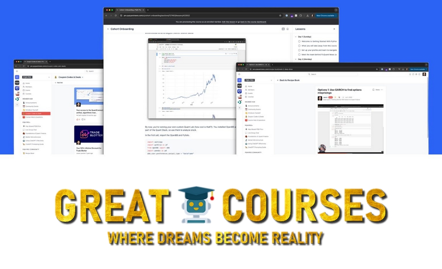 Getting Started With Python For Quant Finance By Jason Strimpel - Free Download Course