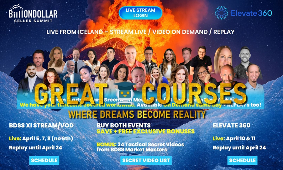 BDSS 11 XI - Billion Dollar Sellers - Iceland By Kevin King - Free Download Course Live Event Replay + Bonus BDSS 11 XI - Billion Dollar Sellers - Iceland By Kevin King - Free Download Course Live Event Replay + Bonus