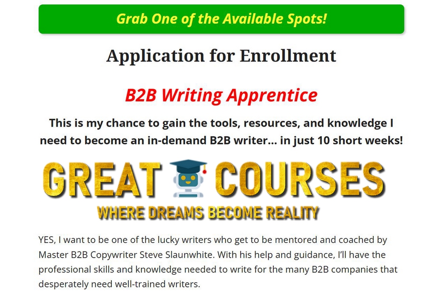 B2B Writing Apprentice By AWAI - Free Download Course