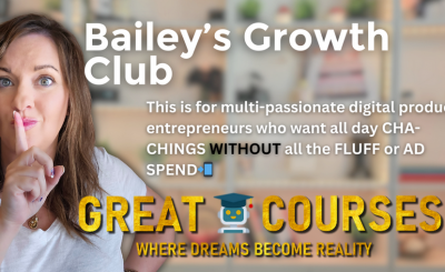 Baileys Growth Club By Bailey Vann - Free Download Course