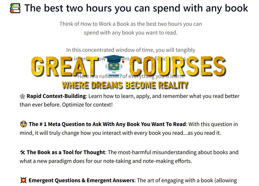 How To Work A Book By Nick Milo - Free Download Course