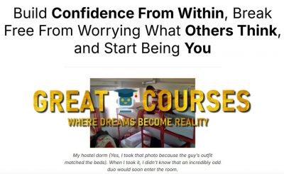 Self-Conscious To Confident By SocialSelf - David Morin - Free Download Course - Social Self