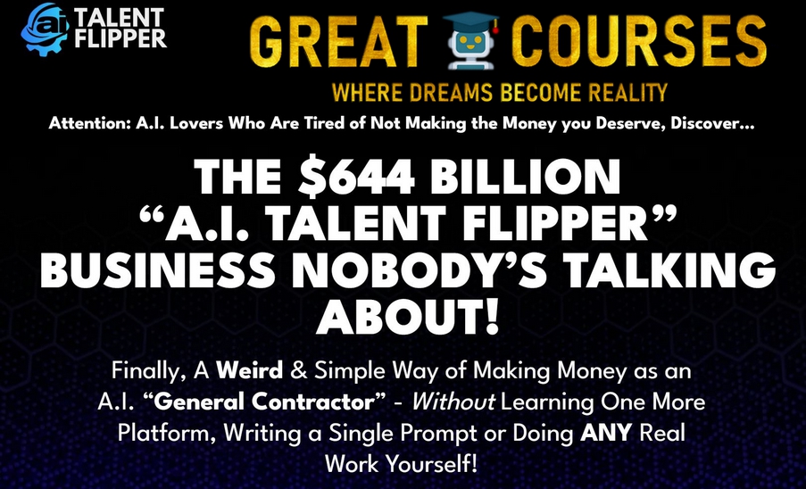 Talent Flipper Workshop By Perry Belcher - Free Download Course - AI Talent Flipper Talent Flipper Workshop By Perry Belcher - Free Download Course - AI Talent Flipper