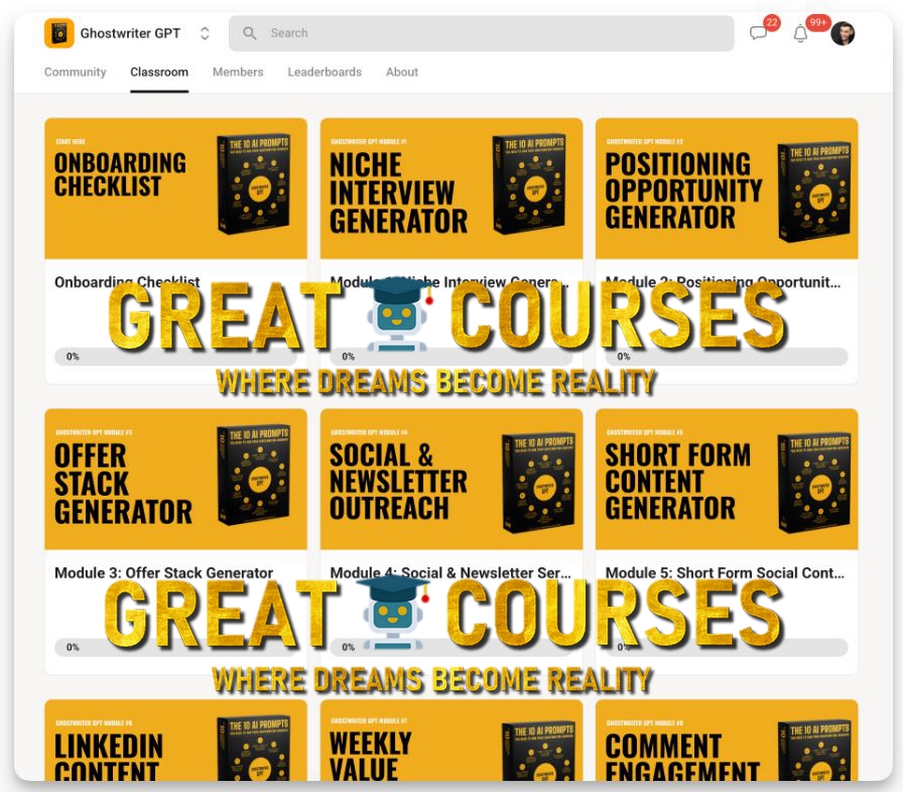 Ghostwriter GPT By Dickie Bush & Nicolas Cole - Free Download Course - Ship 30 For 30