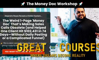 Money Doc Workshop By Alejandro Reyes - Free Download Course With Justin Brooke