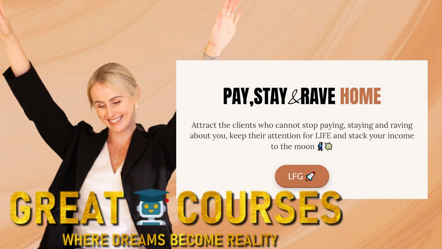 Pay, Stay & Rave Home By Anna Rumbold - Free Download Course Pay, Stay & Rave Home By Anna Rumbold - Free Download Course