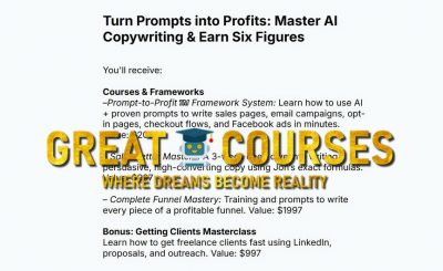 Prompt-To-Profit By Jon Morrow - Free Download PTP Course