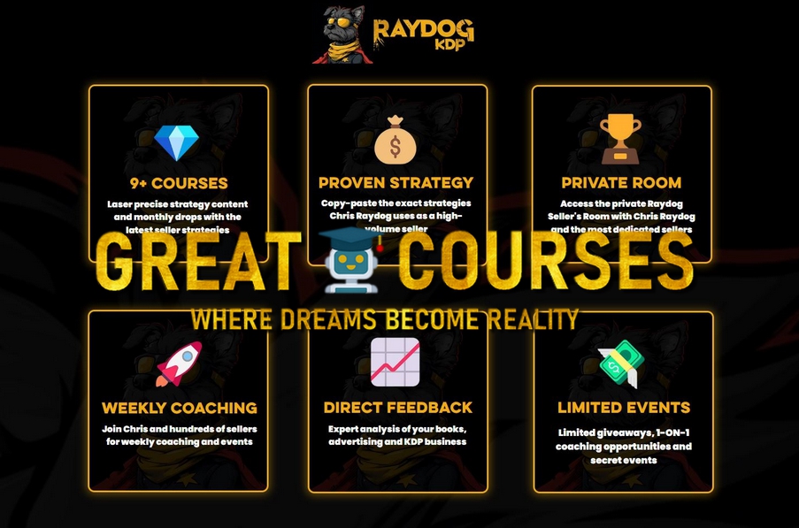 Raydog KDP Master Seller By Chris Raydog - Free Download All Courses - Self Publishing