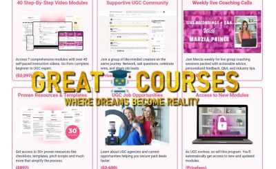 UGC Fasttrack Program By Marzia Prince - Free Download Master Class Course - Masterclass
