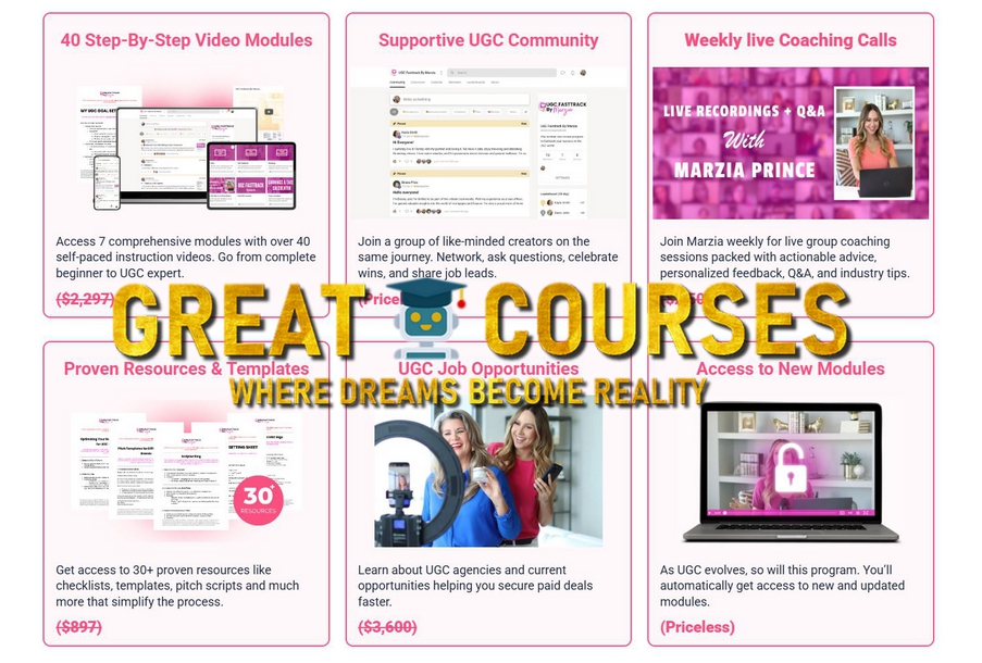 UGC Fasttrack Program By Marzia Prince - Free Download Master Class Course - Masterclass UGC Fasttrack Program By Marzia Prince - Free Download Master Class Course - Masterclass