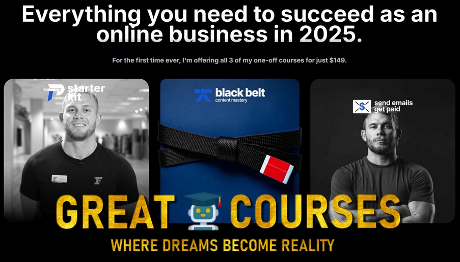 Black Belt Content Mastery, Send Emails, Get Paid & PT Starter Kit By James Smith - Free Download Bundle Courses
