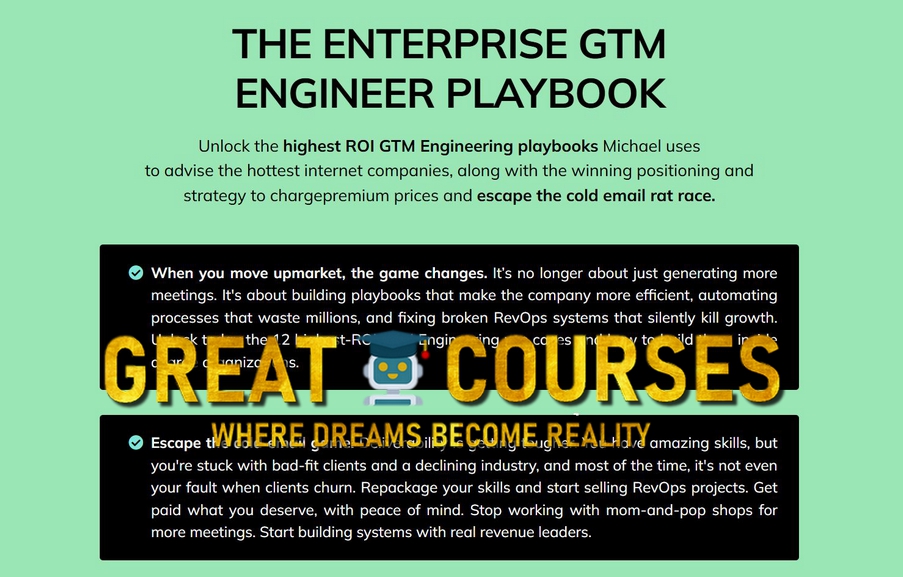 Enterprise GTME Playbooks By Michael Saruggia - Free Download Course - Clay Operator