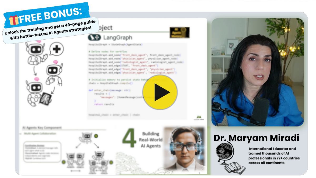 AI Agents Mastery Training 3-In-1 By Maryam Miradi - Free Download Course - LangGraph CrewAI Swarm