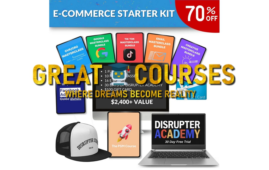 Ecommerce Starter Kit Bundle By Charlie Tichenor - Free Download Courses - The Disrupter School