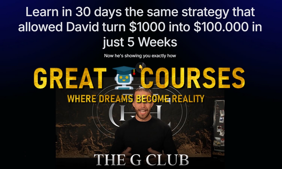 The G Club - Swing Trading Lab By Alex Gonzalez - Free Download Course - SwingTradingLab - Set And Forget Strategy