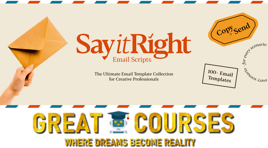 Say It Right By Joana Galvao - Free Download Email Templates & Scripts Collection + The Creative’s Guide to Profitable Pricing Upsell - The Ambitious Creatives