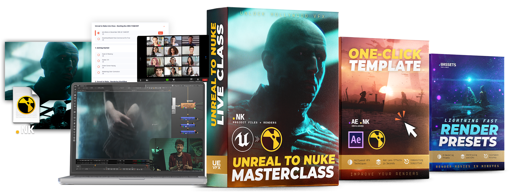 Unreal to Nuke Masterclass ($297) Unreal to Nuke Masterclass ($297)