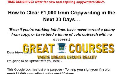 £1K LaunchPad By Mike Samuels - Free Download Copywriting Course