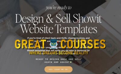 Design + Sell Showit Website Templates By Davey And Krista - Free Download Course