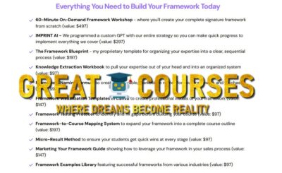 Signature Course Framework By Ariel Schiffer - Free Download + Create Your Own Custom GPT Upsell - Dream Pro