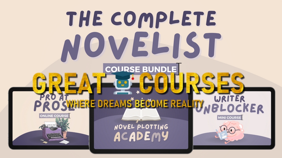 The Complete Novelist Course Bundle By The Plottery - Free Download - Charlie March