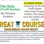 The No Sale Profit System By Chris Reader - Free Download Course