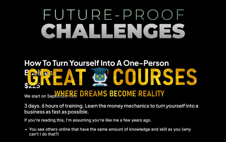 How To Turn Yourself Into A One-Person Business By Dan Koe - Free Download Course - Future Proof Challenges How To Turn Yourself Into A One-Person Business By Dan Koe - Free Download Course - Future Proof Challenges