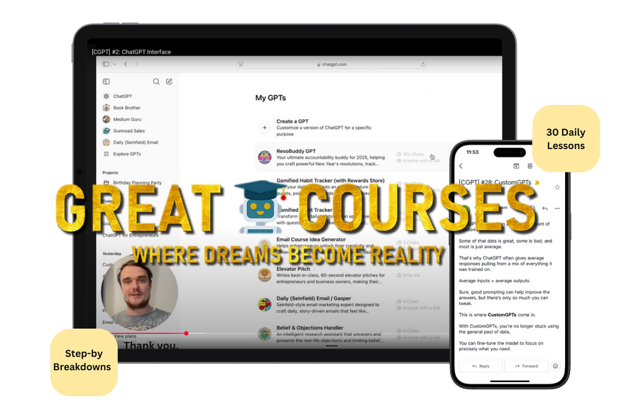 The 30-Day ChatGPT Mastery 3.0 By Gasper Crepinsek - Free Download Course The 30-Day ChatGPT Mastery 3.0 By Gasper Crepinsek - Free Download Course