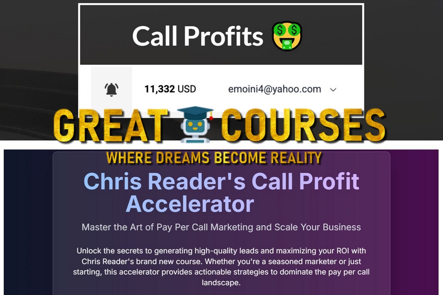 Call Profit Accelerator By Chris Reader - Free Download Course Call Profit Accelerator By Chris Reader - Free Download Course