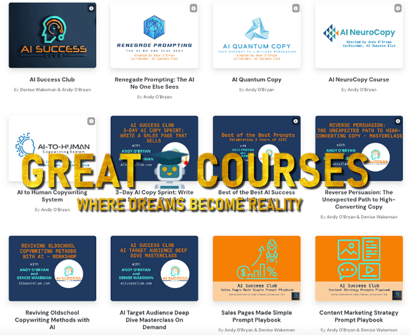 AI Success Club By Denise Wakeman & Andy O'Bryan - Free Download Course - Renegade Prompting