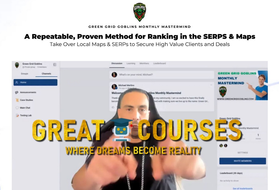 Green Grid Goblins Monthly Mastermind By Mike Merlino - Free Download Course Green Grid Goblins Monthly Mastermind By Mike Merlino - Free Download Course
