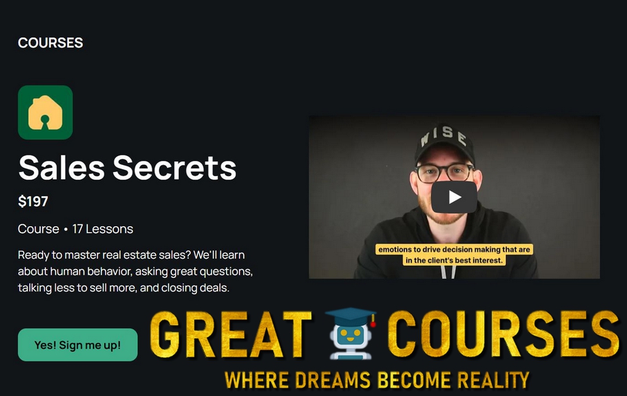 Sales Secrets By Grant Wise - Free Download Course Sales Secrets By Grant Wise - Free Download Course