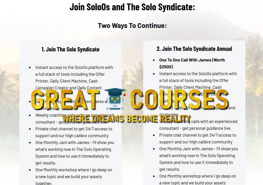 The Solo Syndicate By James Kemp - Free Download Course The Solo Syndicate By James Kemp - Free Download Course