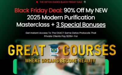 Detox Dudes 2025 Black Friday Offer - Free Download Course - Modern Purification Masterclass - DetoxDudes