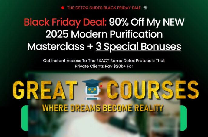 Detox Dudes 2025 Black Friday Offer - Free Download Course - Modern Purification Masterclass - DetoxDudes